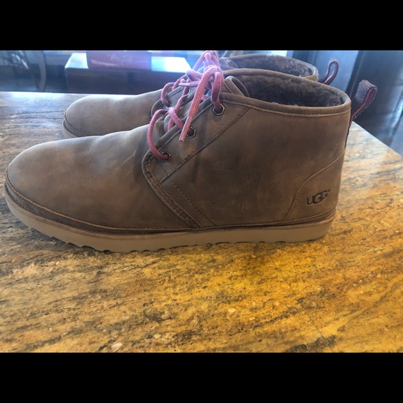 mens ugg boots with red laces